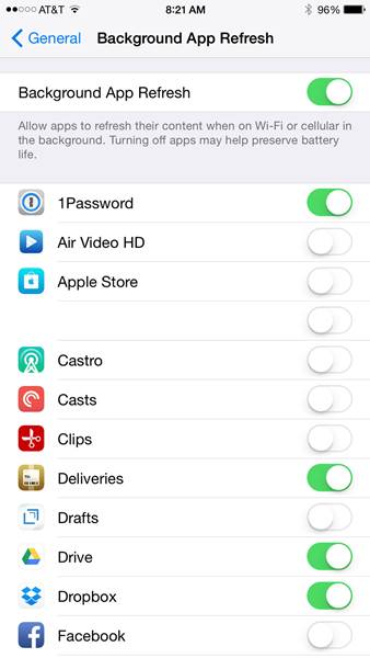 Trik iPhone_Menonaktifkan Background App Refresh iPhone