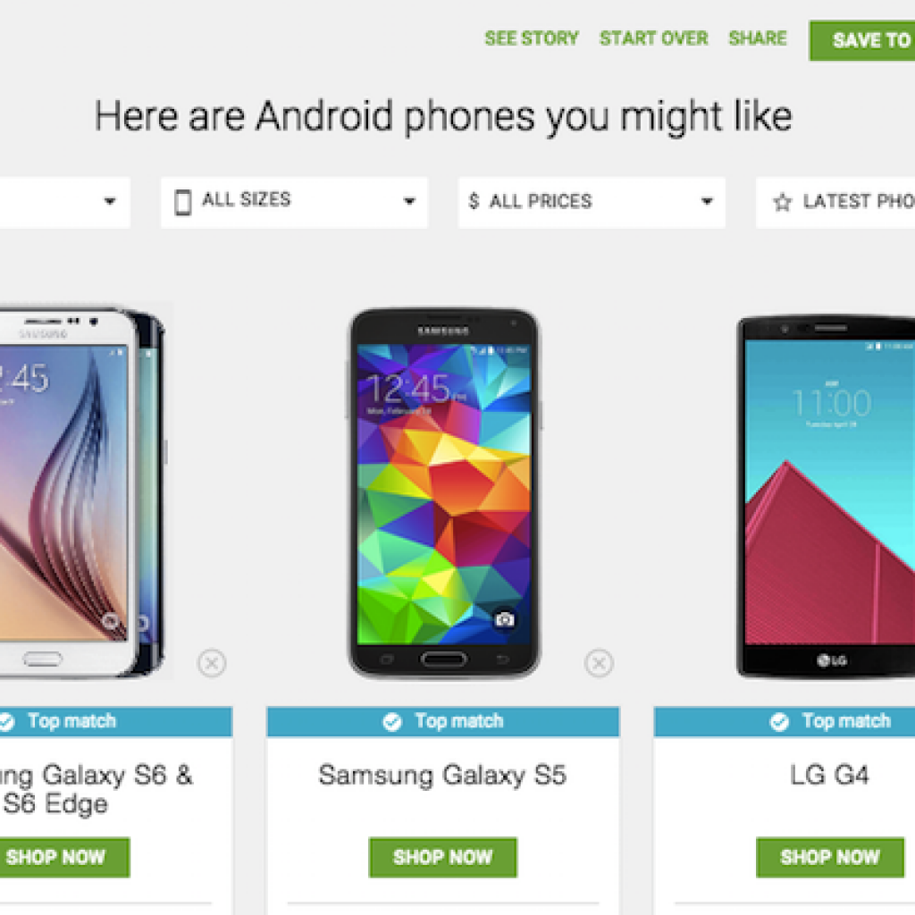 Google Which Phone : Tool Gratis dari Google Untuk Menemukan Smartphone Yang Cocok Untuk Anda !