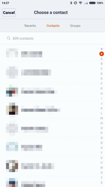 MIUI People Album Change Name Contact
