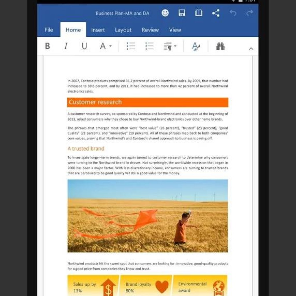 Microsoft Word, Excel & PowerPoint Kini Tersedia Untuk Android !