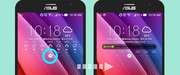 ASUS ZenUI Weather App
