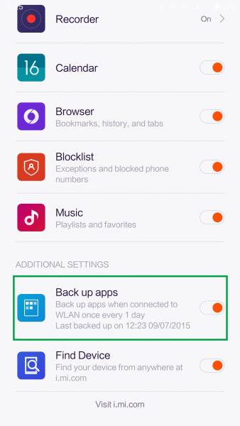 MIUI_Homescreen Layout Backup and Restore