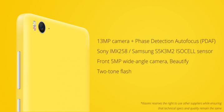Camera_Xiaomi Mi 4c