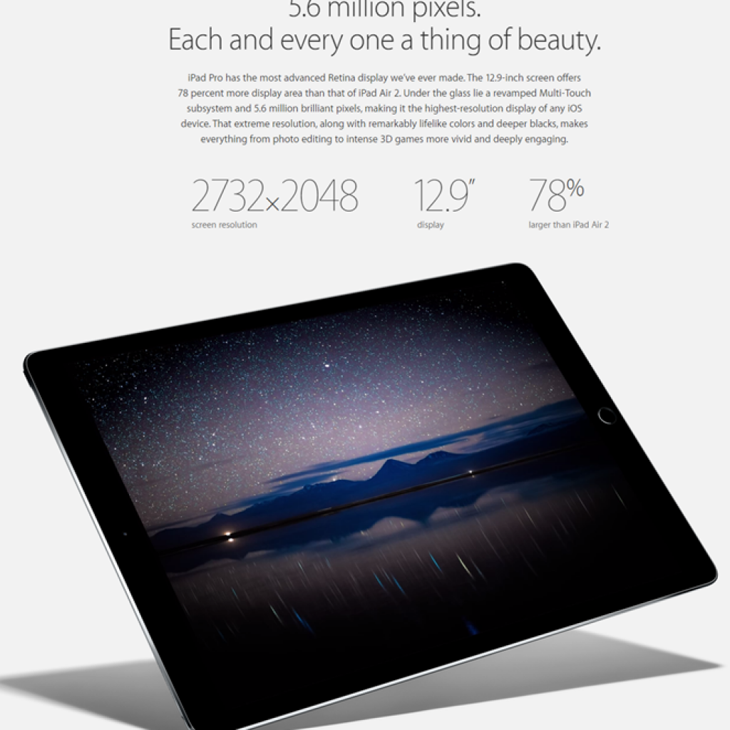 iPad Pro Resmi Diperkenalkan, Hadir Dengan Layar 12,9 inci & Stylus Pen !