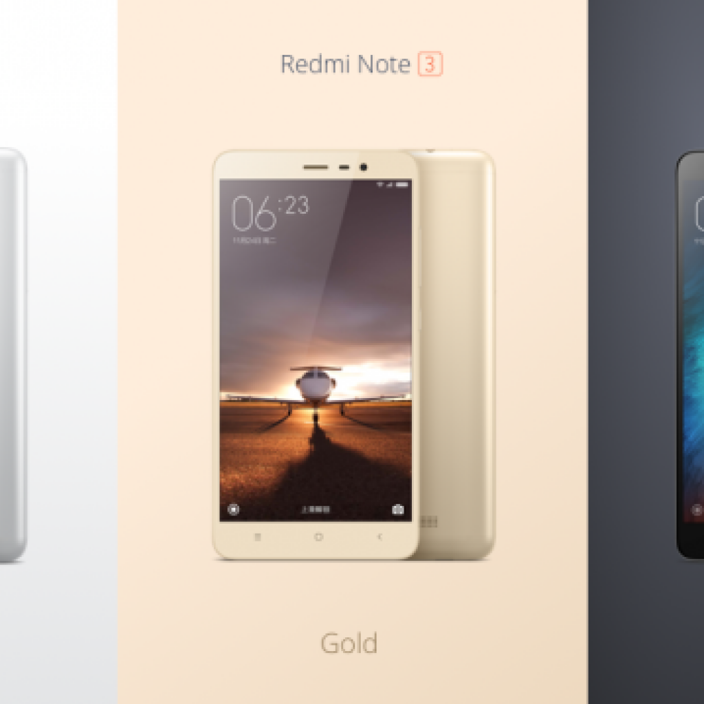 Xiaomi Resmi Rilis Redmi Note 3, Hadir dengan Body Full Metal & Fingerprint !