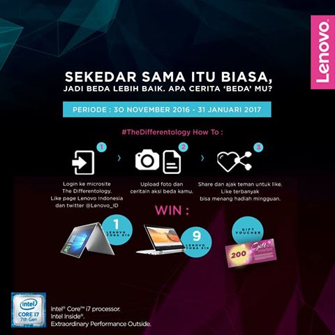 Lenovo Menggelar Kontes Differentology