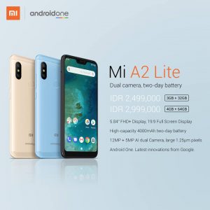 Mi A2 & Mi A2 Lite Resmi Masuk ke Indonesia, Harga 3,6 Jutaan !