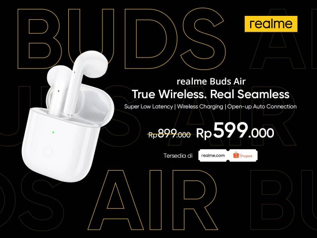 Realme Buds Air Resmi Diluncurkan, Siap Menjadi Pelopor AIoT di Indonesia