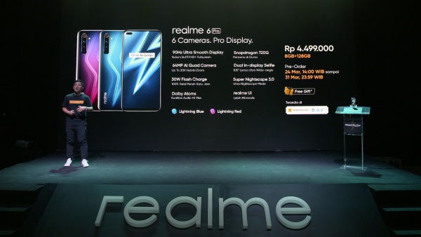 Realme 6 & Realme 6 Pro Diluncurkan, "64MP Pro Camera, Pro Display" Dijual Mulai 3 Jutaan !