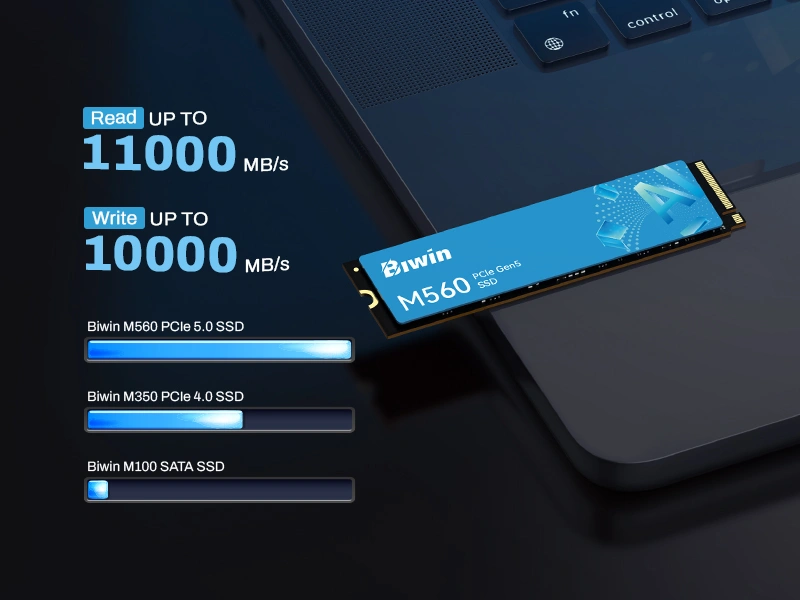 SSD Biwin M560 PCIe 5.0 Hadirkan Kecepatan Ekstrem dan Efisiensi Tinggi untuk Era AI